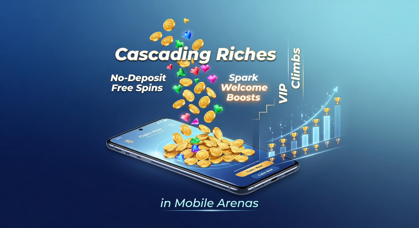 VIP-ladder in een mobiel casino-app met free spins die niveaus beklimmen, illustrerend de opwaartse spiraal van beloningen