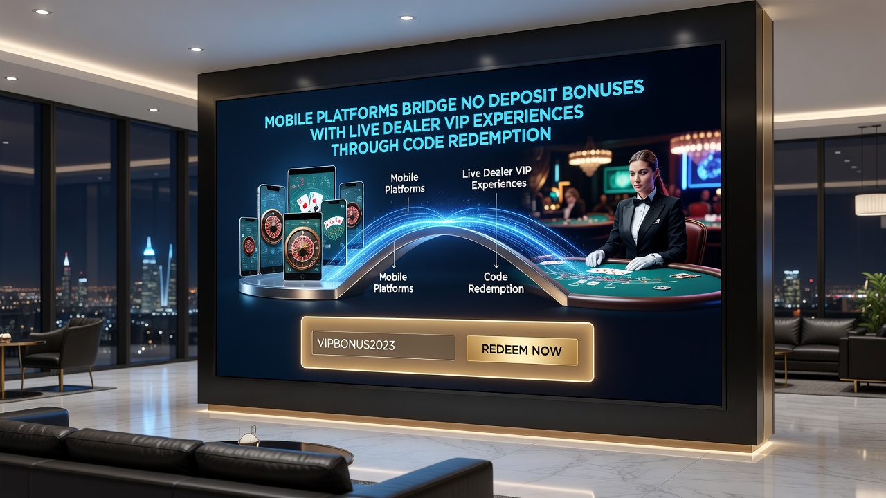 Live dealer VIP tafel met mobiele code inwisseling in actie