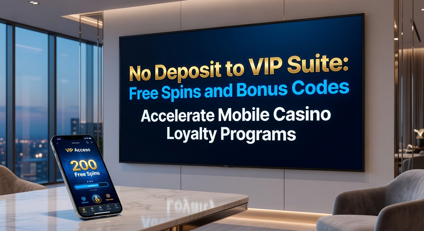 Bonuscode-actie op mobiel scherm die VIP-toegang ontgrendelt met free spins