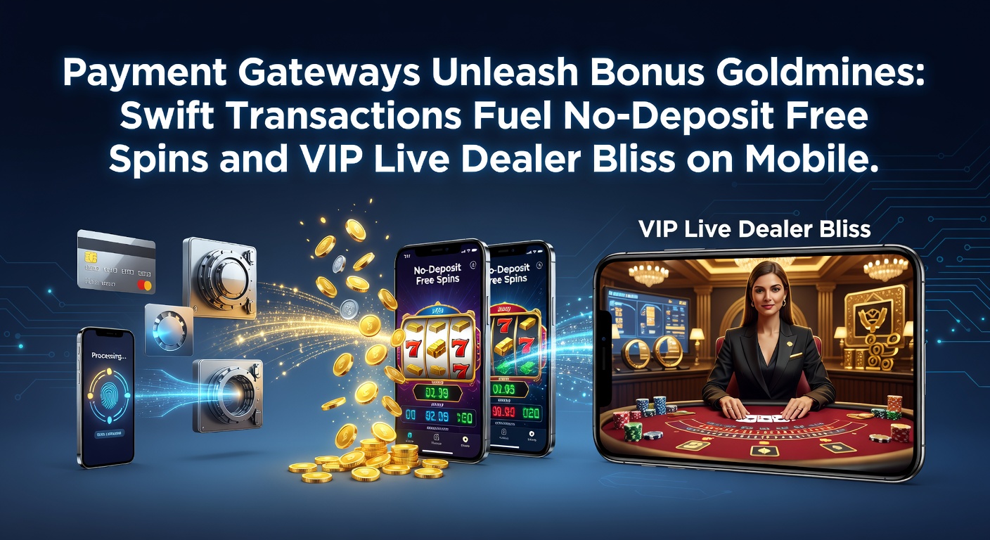 Grafische weergave van een mobiele telefoon met betalingsiconen, free spins en live dealer tafels die oplichten door snelle transacties