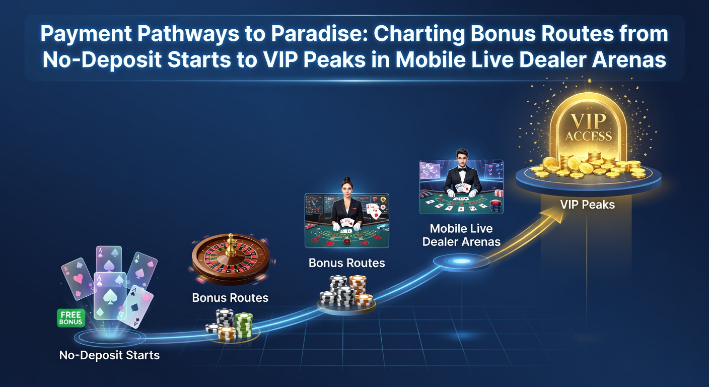 Mobiele live dealer tafel met bonuskaarten en betaalopties op scherm