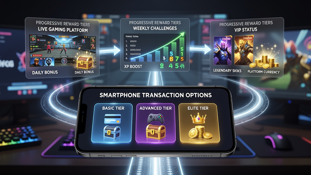 Progressieve beloningsstructuren via mobiele transacties in live casinos